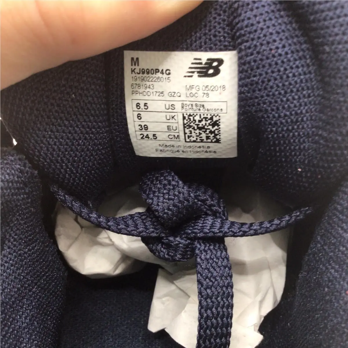 New Balance shoes - New Balance 990V4 - KJ990P4G - Red, Blue 7