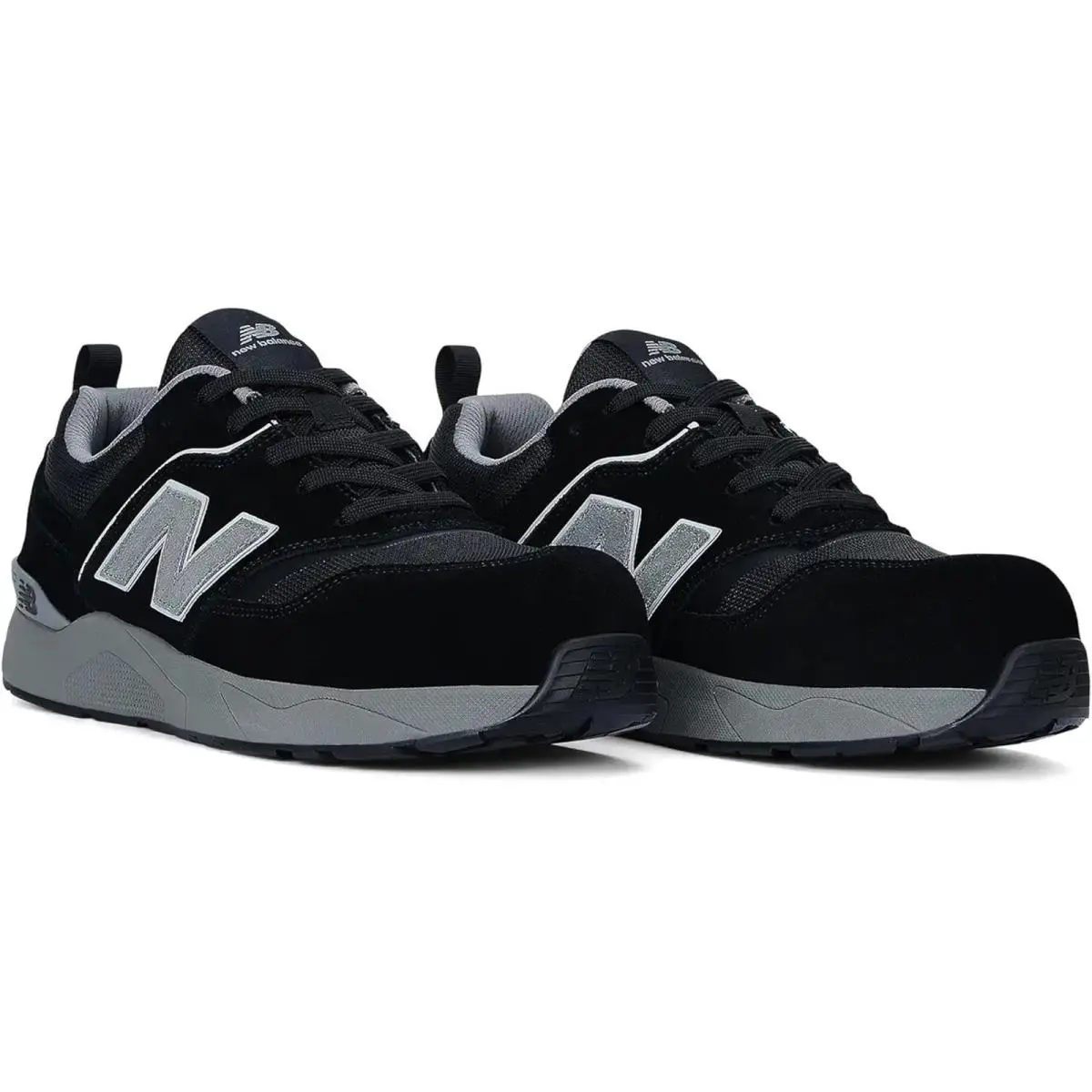 New Balance Mens Elite Lite Work Sneakers US 8 Black SR Composite Toe Shoes