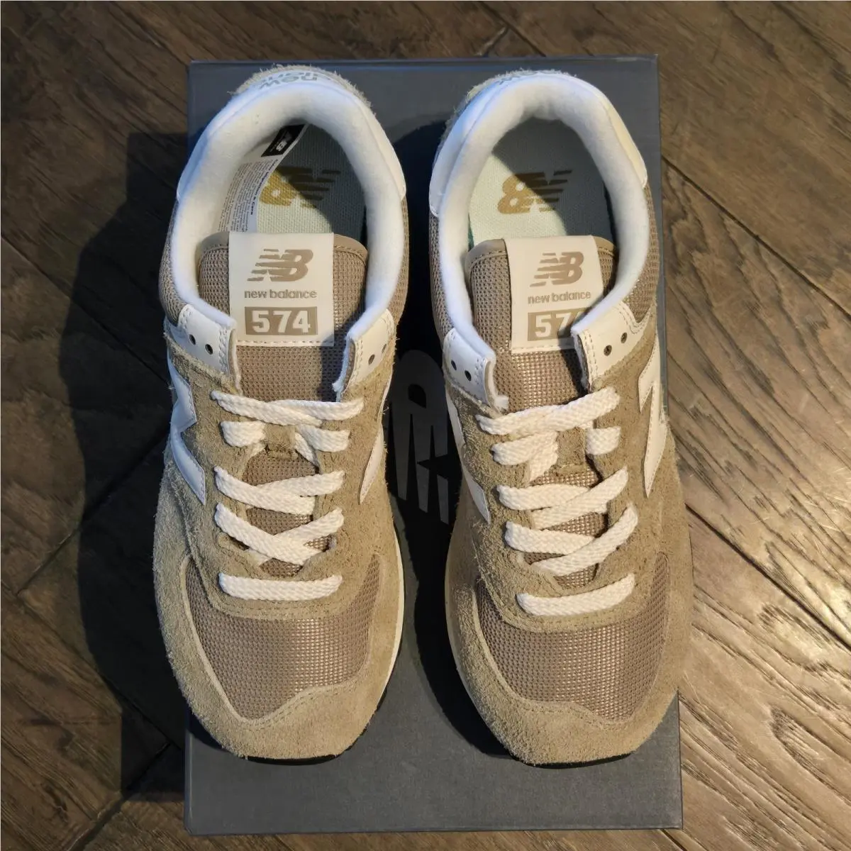New Balance shoes - New Balance 574 - WL574CBU - Boulder/Permafrost 1