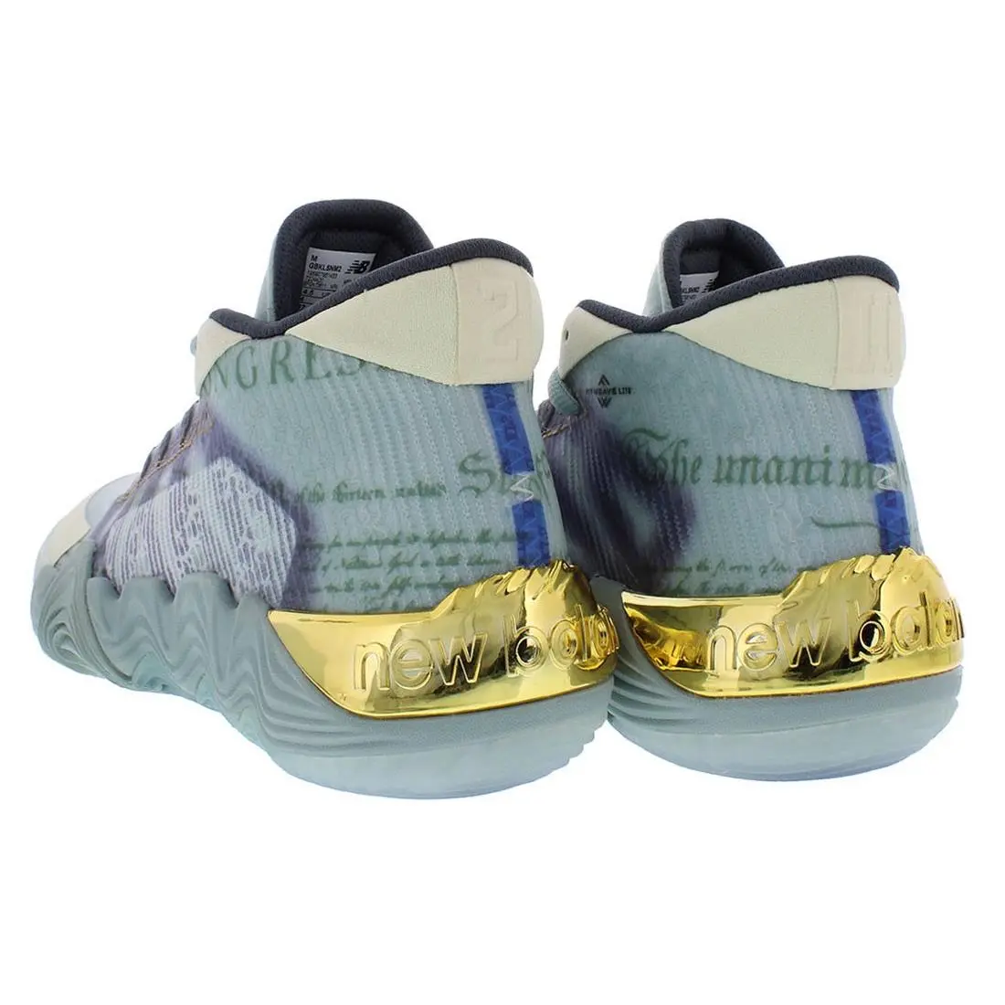 New Balance shoes - GBKLSNM2 - GBKLSNM2 - Grey Mist/Pale Gold, Full: Grey Mist/Pale Gold (UPC: 195907951453) 2