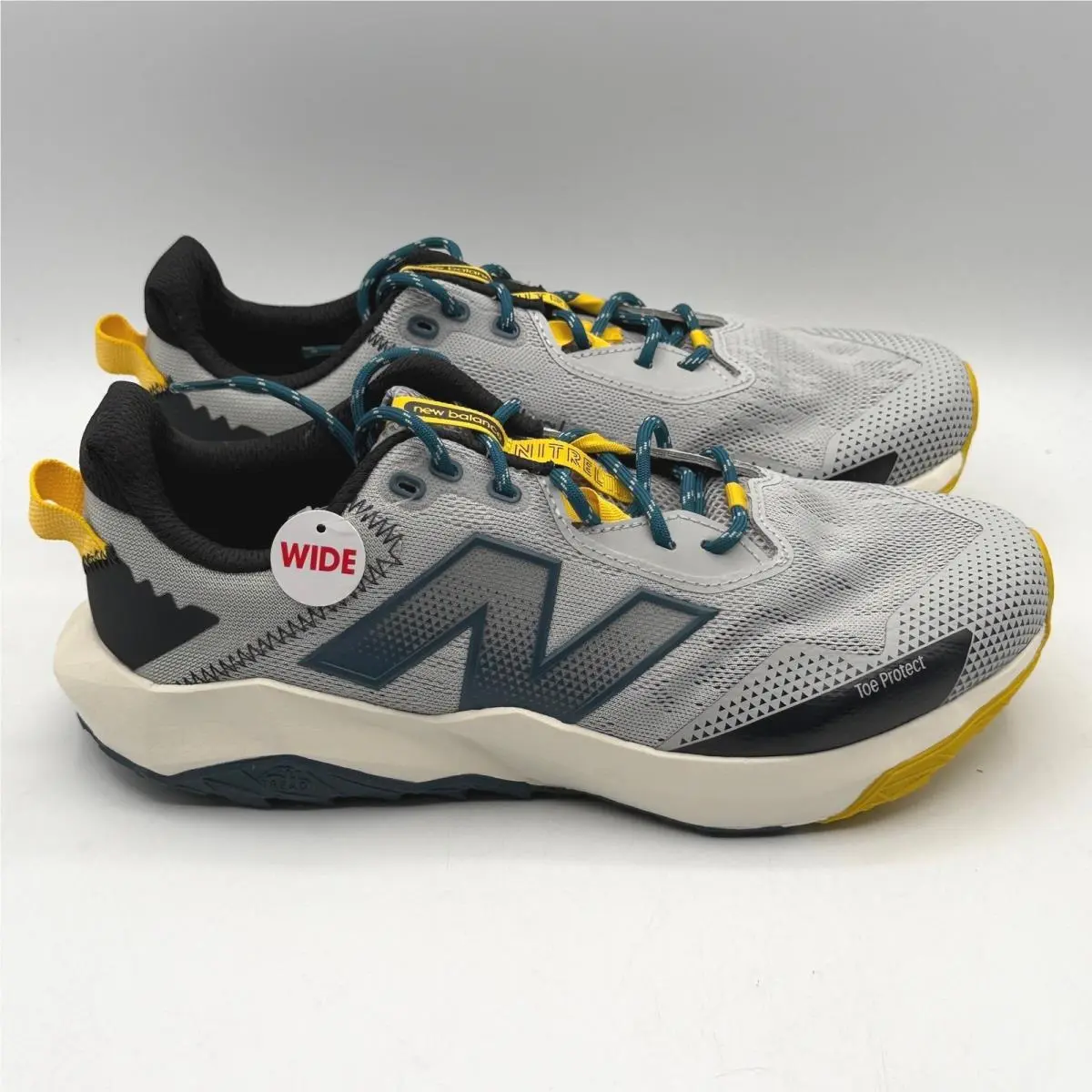 New Balance Dynasoft Nitrel v6 Mens 9 Grey Green Trail Running MTNTRLY6