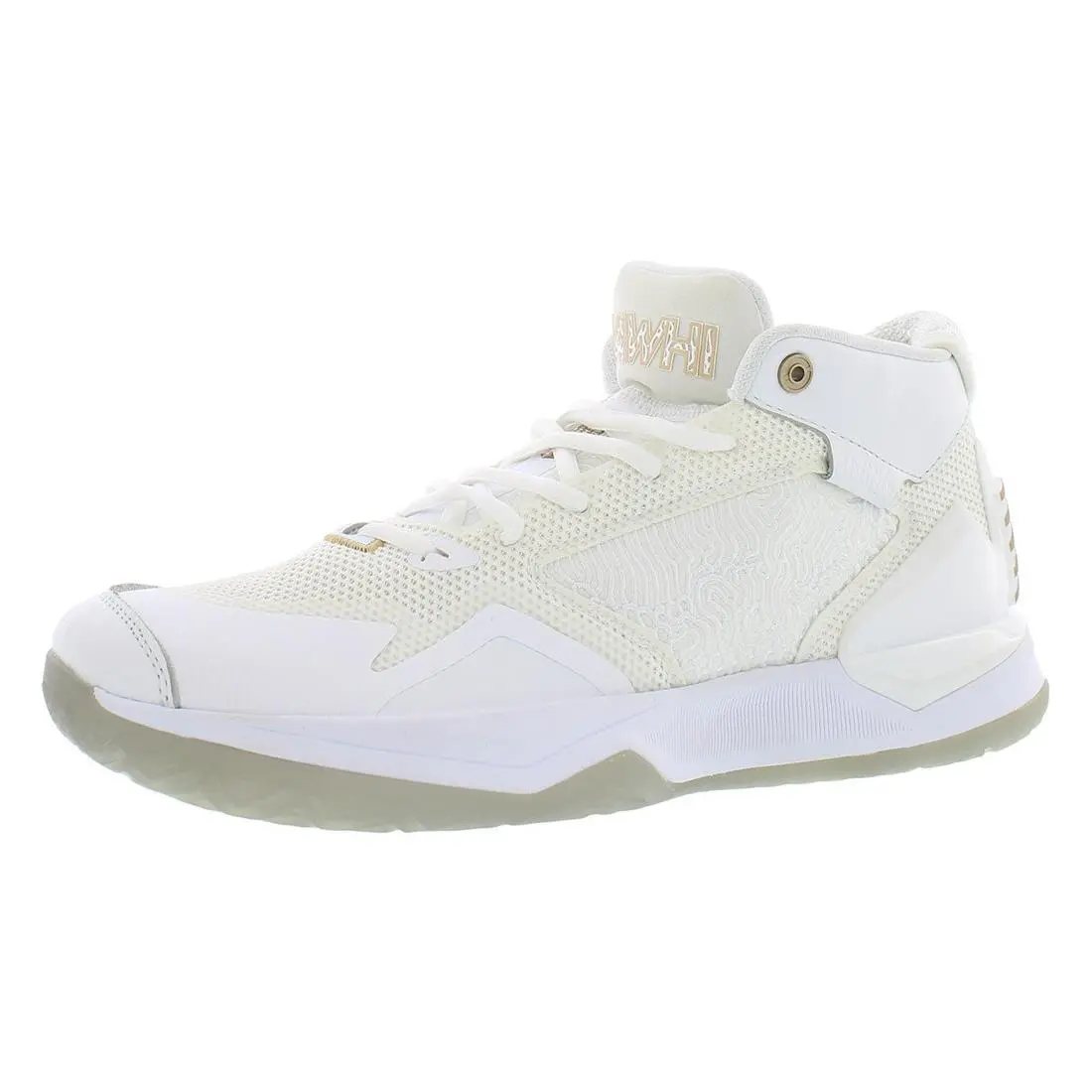 New Balance Kawhi 1 Mens Shoes Size 8.5 Color: White/gold/egret - White, Full: White/Gold/Egret