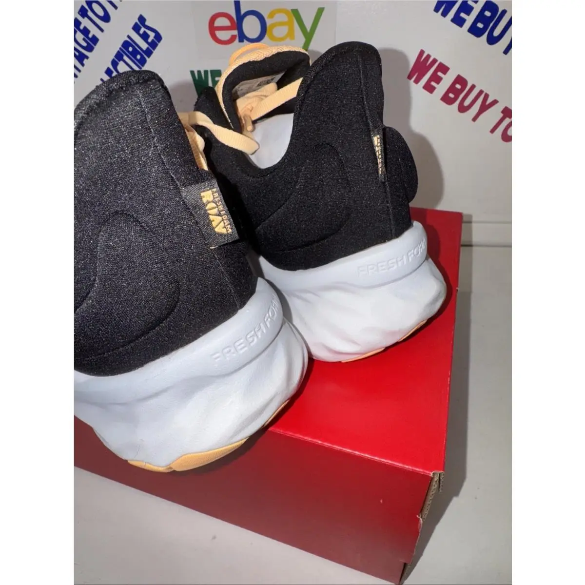 New Balance shoes - New Balance Fresh Foam Roav v2 WROAVSO2 - WROAVSO2 - Black And Orange 4
