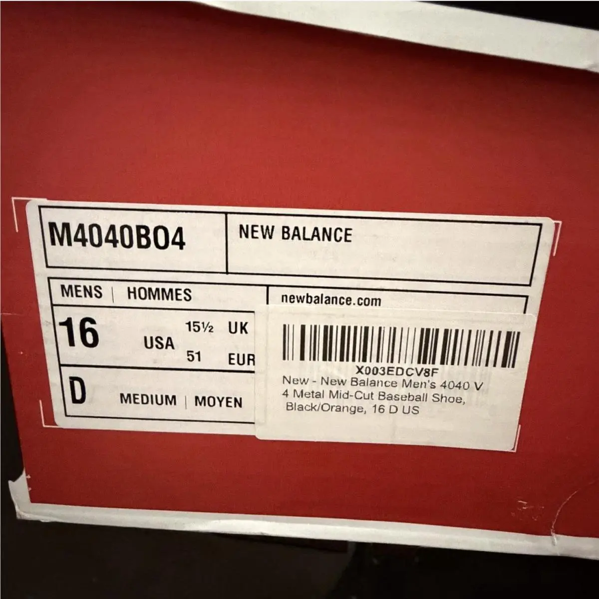 New Balance shoes - New Balance 4040 - M4040B04 - Orange 9