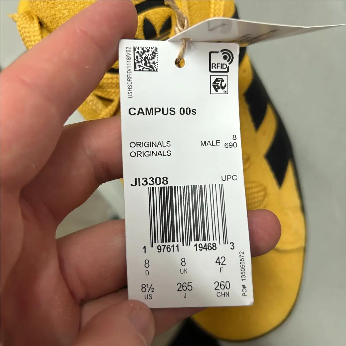 Adidas shoes - adidas Campus 00s - Campus - IH2659 - Yellow 5