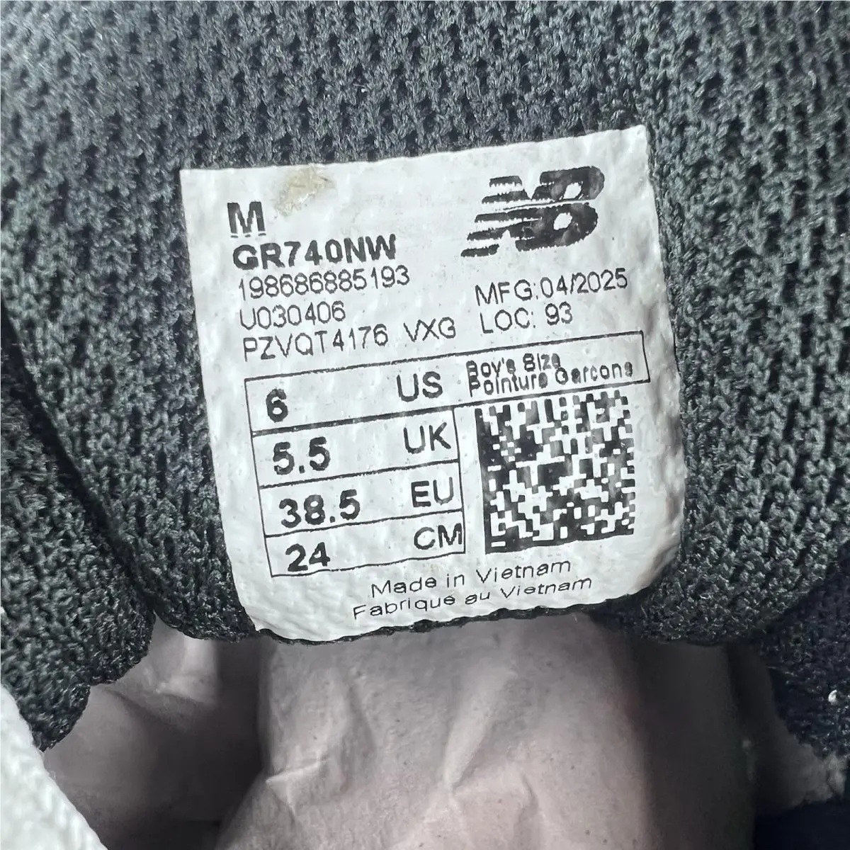 New Balance shoes - New Balance 740 - SILVER METALLIC/BLACK (UPC: 0198686885193) 7
