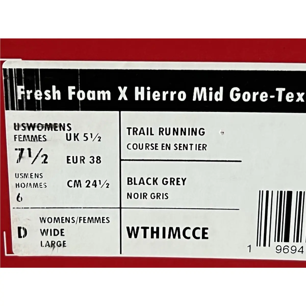 New Balance shoes - New Balance Fresh Foam Hierro - Black 10