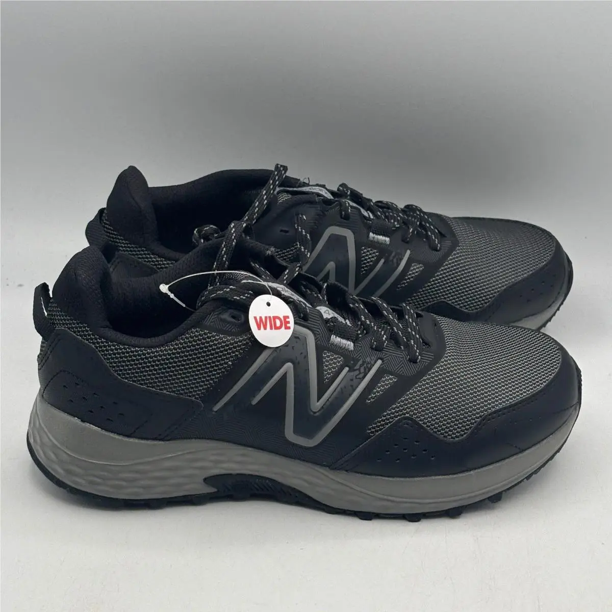 New Balance 410v8 Shoes Men Size 8.5 Black Black Trail Running Sneakers MT410LB8