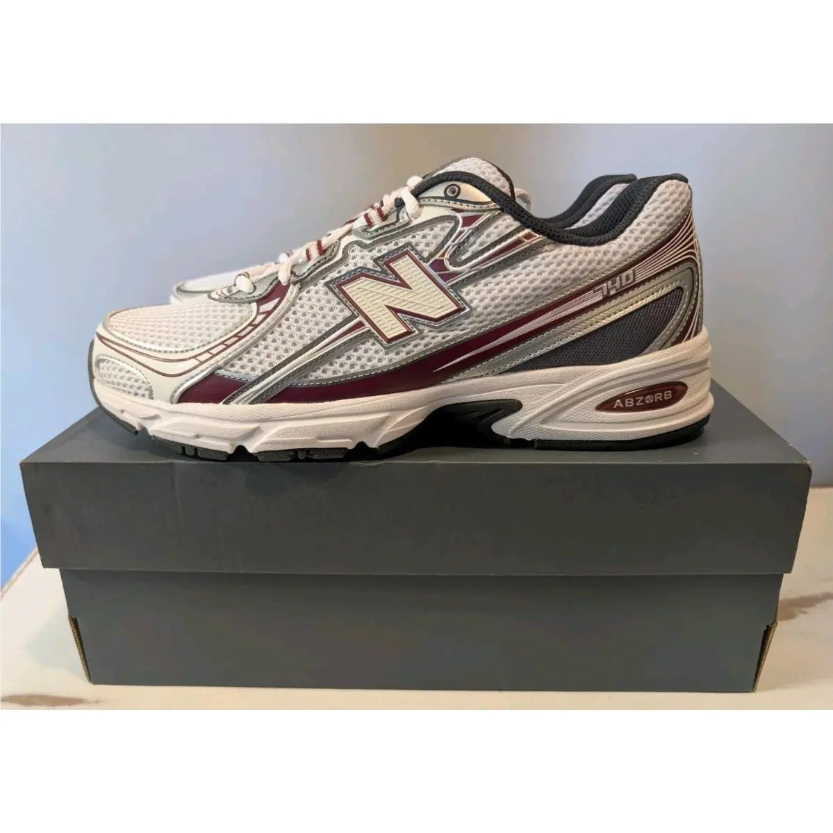 New Balance shoes - New Balance 740 - Mercury Red/White/Castlerock 0