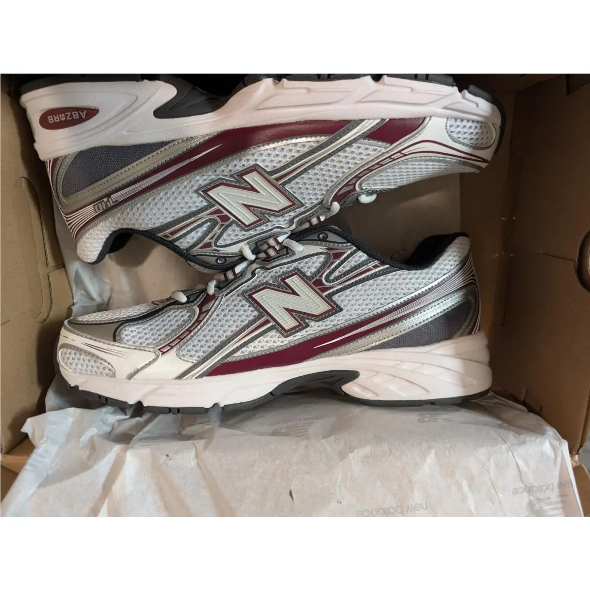 New Balance shoes - New Balance 740 - Mercury Red/White/Castlerock 8