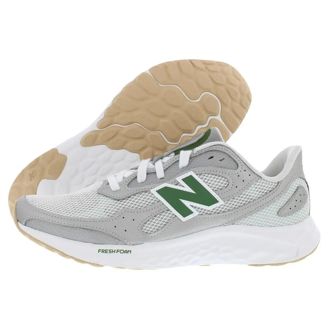 New Balance Arishi Tira Lux Unisex Shoes Size 11 Color: Raincloud/silver/green