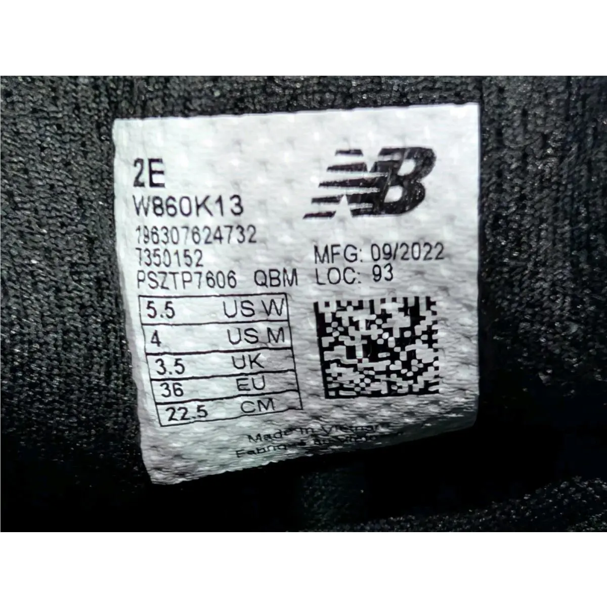 New Balance shoes - New Balance Fresh Foam X 860K13 - W860K13 - Black (UPC: 196307624732) 17