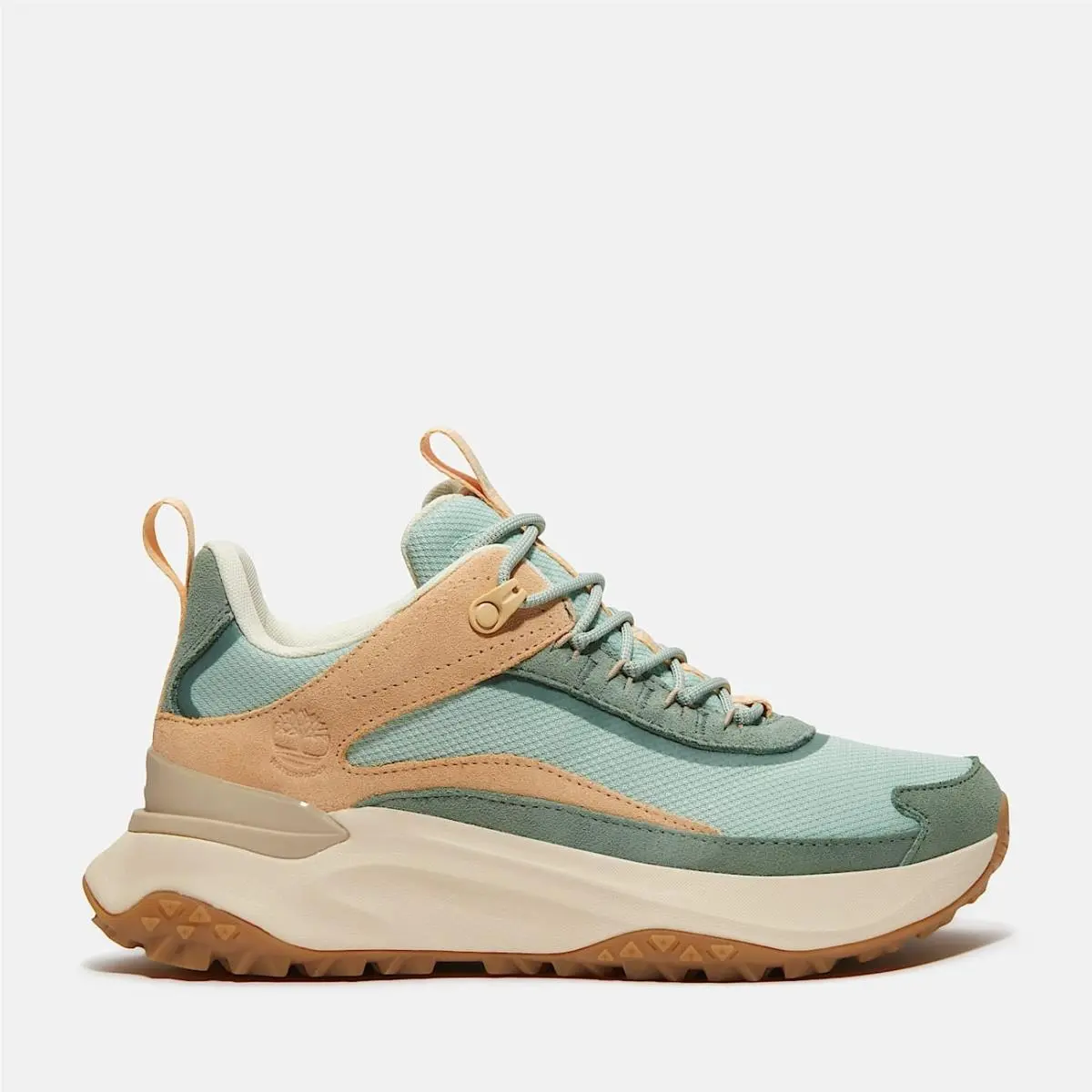 Women`s 11 Wide Motion Access Low Lace-up Light Green Mesh WP by Timberland