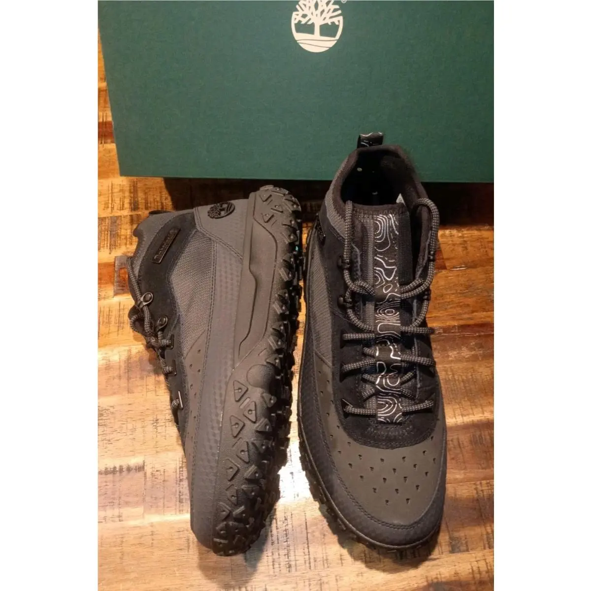 Lim Edition Mens Timberland Greenstride Motion 6 Carbon Black Hike Shoe 12 Wide