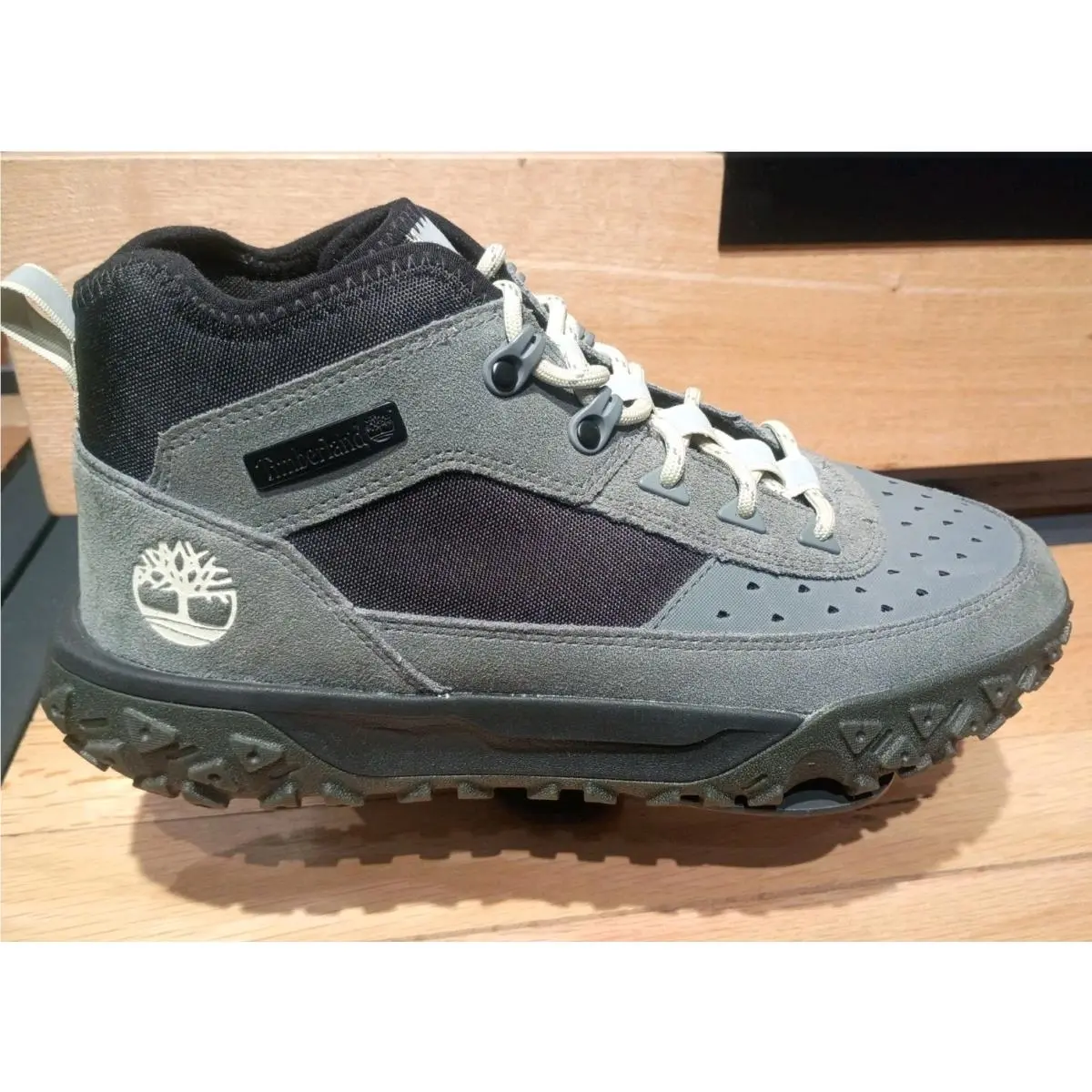2026 Timberland Mens Greenstride Motion 6 Trail Shoe Med Gray Black 11.5