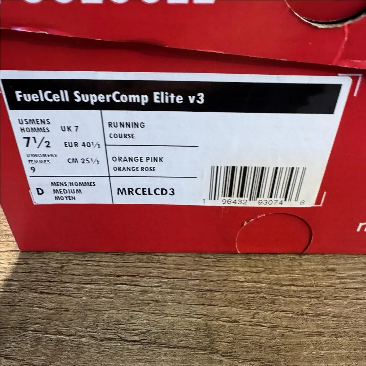 New Balance shoes - New Balance FuelCell SuperComp - FuelCell SuperComp - MRCELCD3 - Orange 0