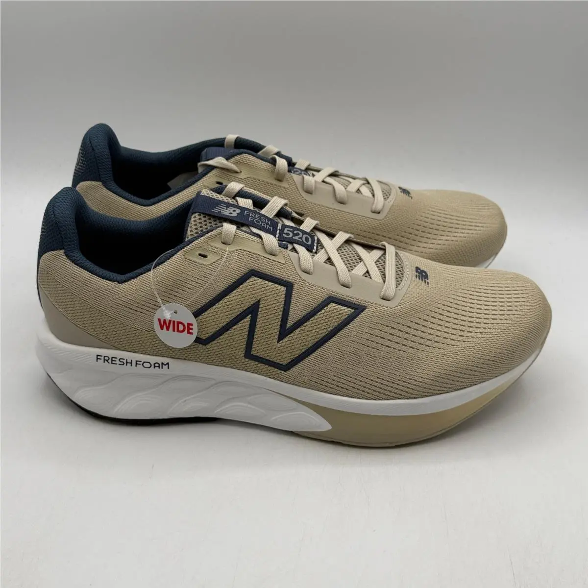 New Balance Fresh Foam 520 v9 Shoes Mens Size 11.5 4E Tan Navy Running M52024X