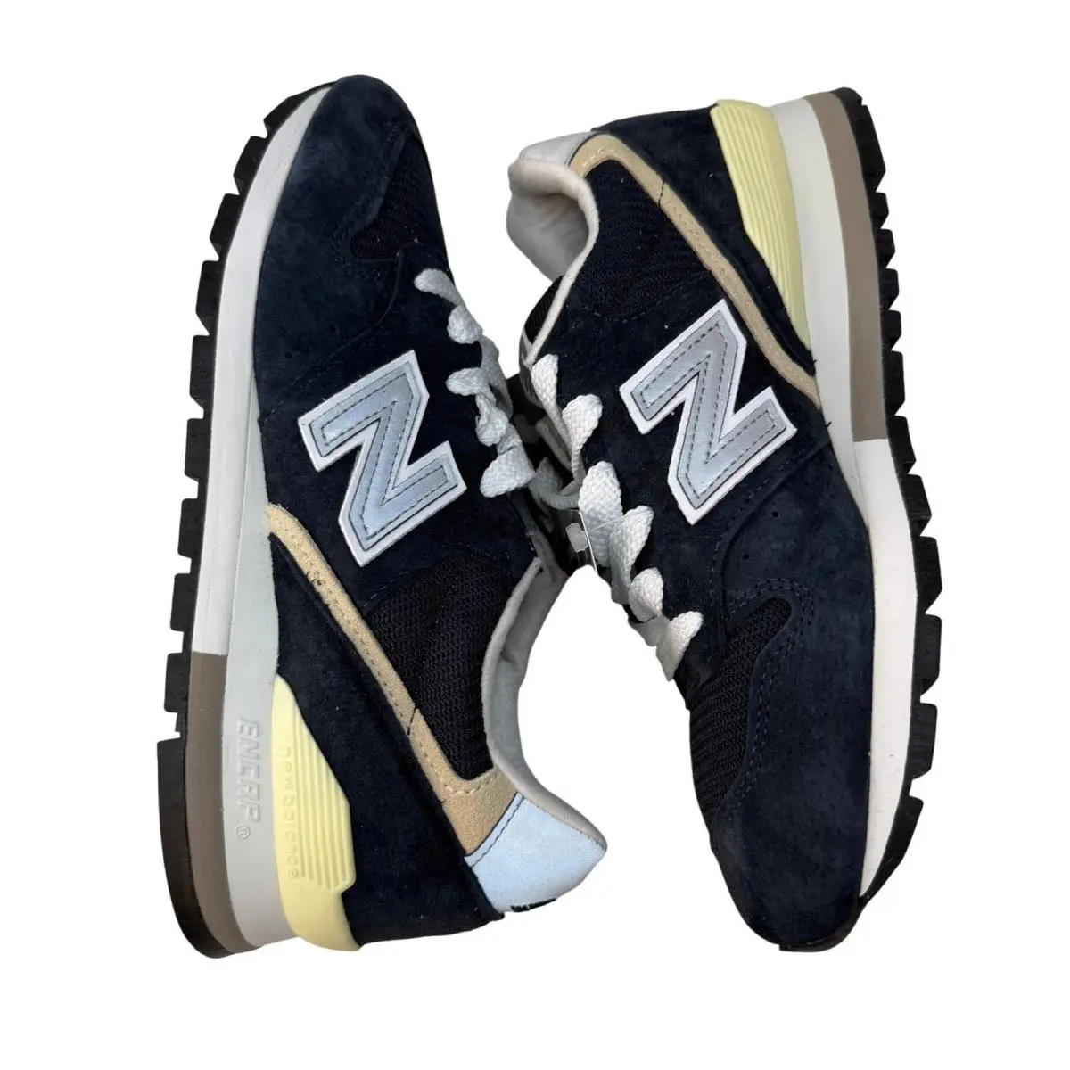 New Balance 996 Made in Usa Navy Blue Suede Mesh Sneakers M996NV Mens 6 New