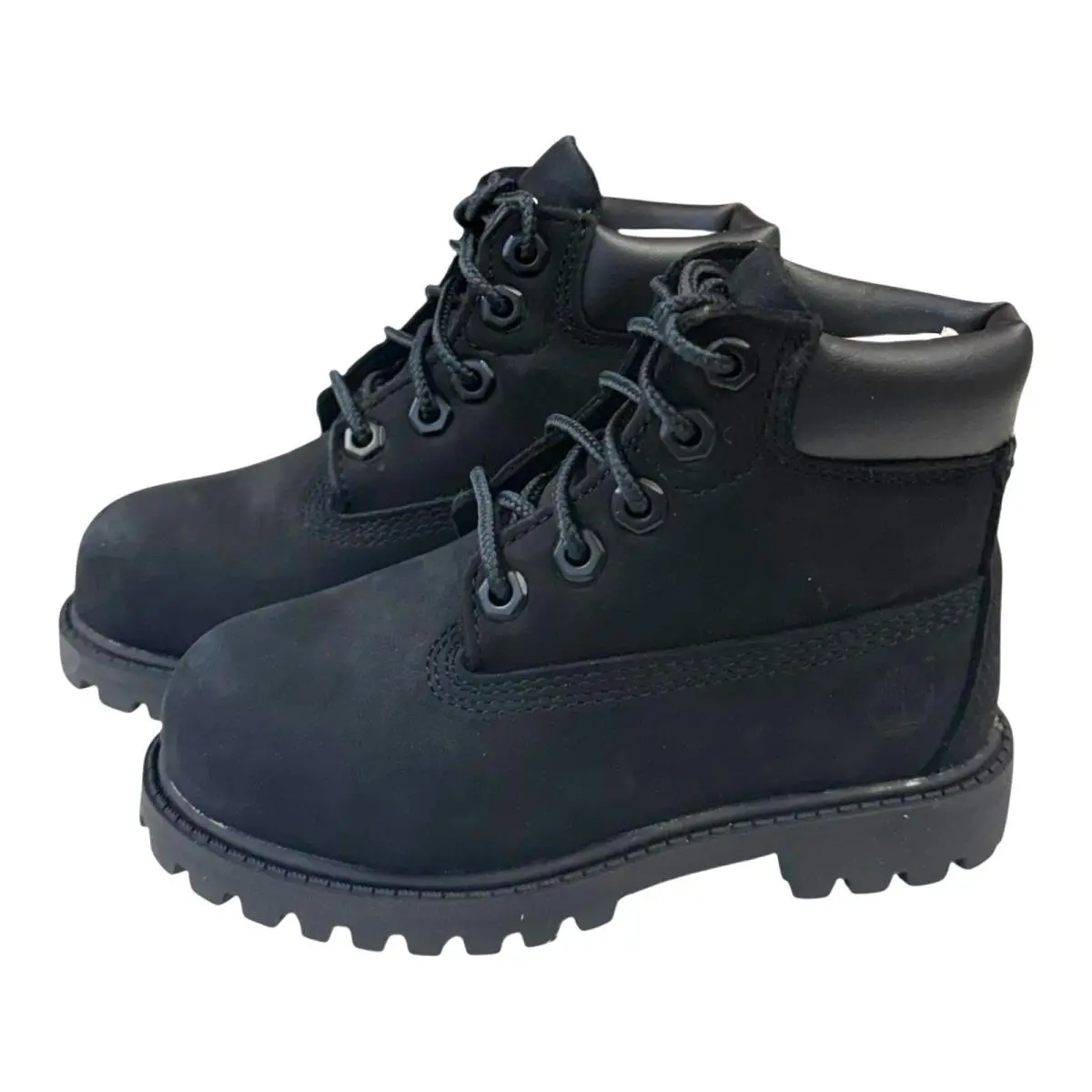 Premium 6 In Lace Waterproof Black Size 7.5W/L Toddler TB 112807 001 by Timberland