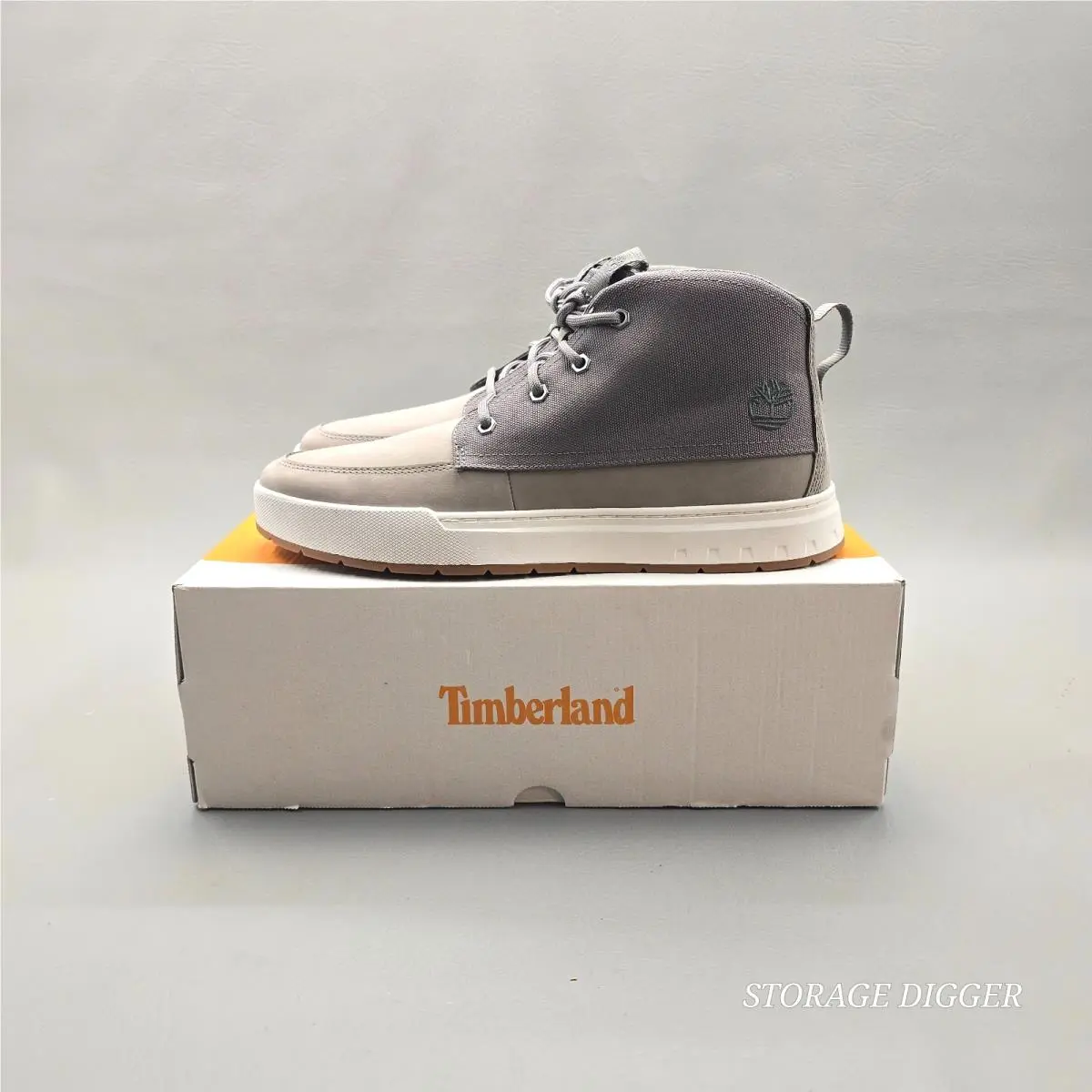 Maple Grove Mid Lace-up Sneaker Men`s 11 Gray Nubuck TB0A65XHEL8 by Timberland