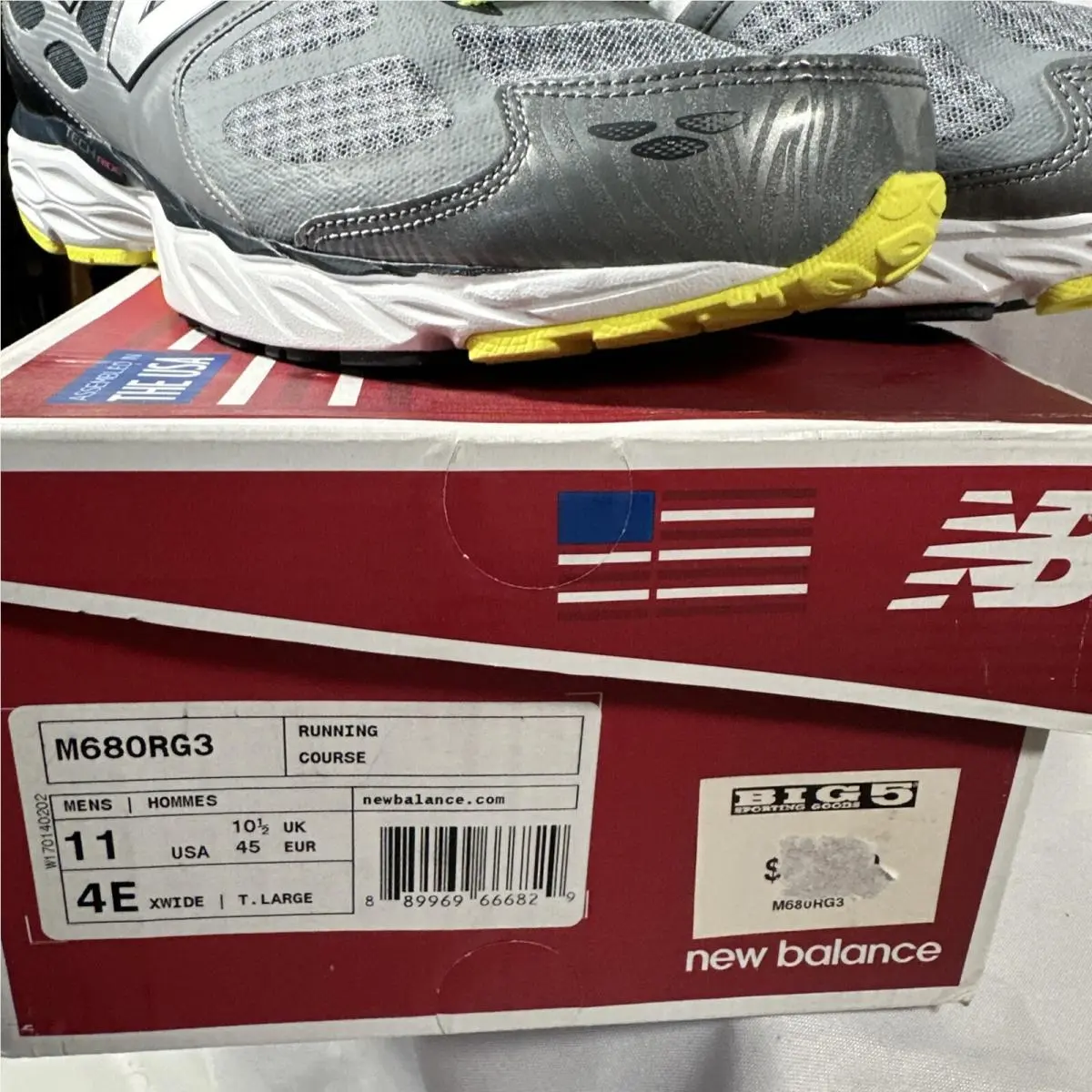 New Balance shoes - M680RG3 - M680RG3 - Gray (UPC: 0889969666829) 2