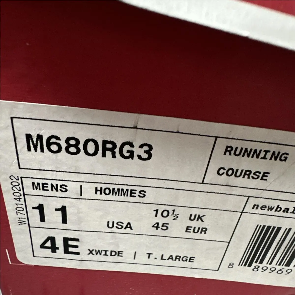 New Balance shoes - M680RG3 - M680RG3 - Gray (UPC: 0889969666829) 16