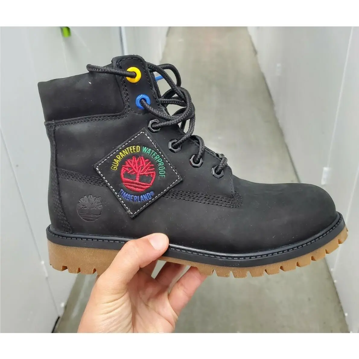 6 Inch Premium Boots Patch Logo TB0A2A75 001 Size 5 Youth = 6.5 Women by Timberland