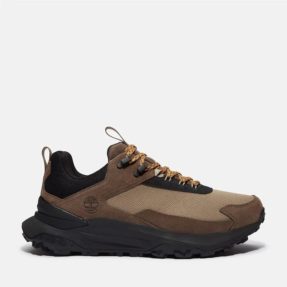 Men`s 7 Motion Access Low Lace UP WP Sneaker MD Beige Mesh Brown by Timberland