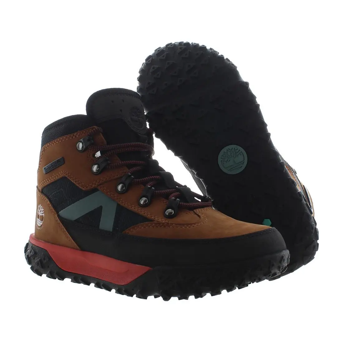 Greenstride Motion Mid Waterproof Boot GS Boys Shoes Size 5 Color: by Timberland