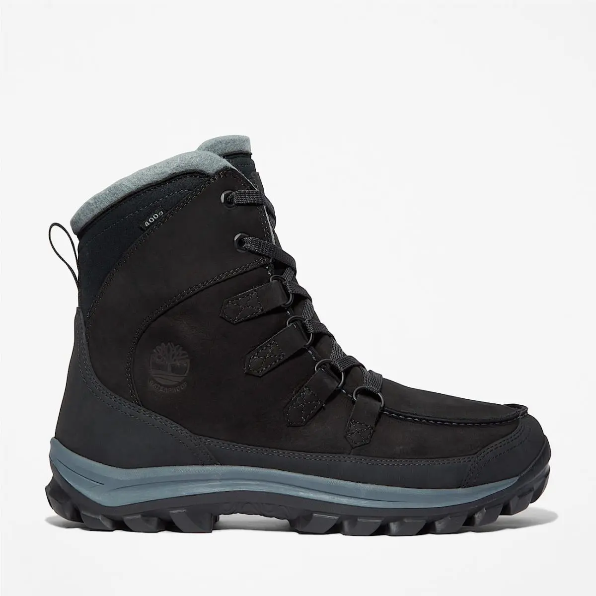Men`s 8.5 Chillberg Insulated Waterproof Boot Black by Timberland