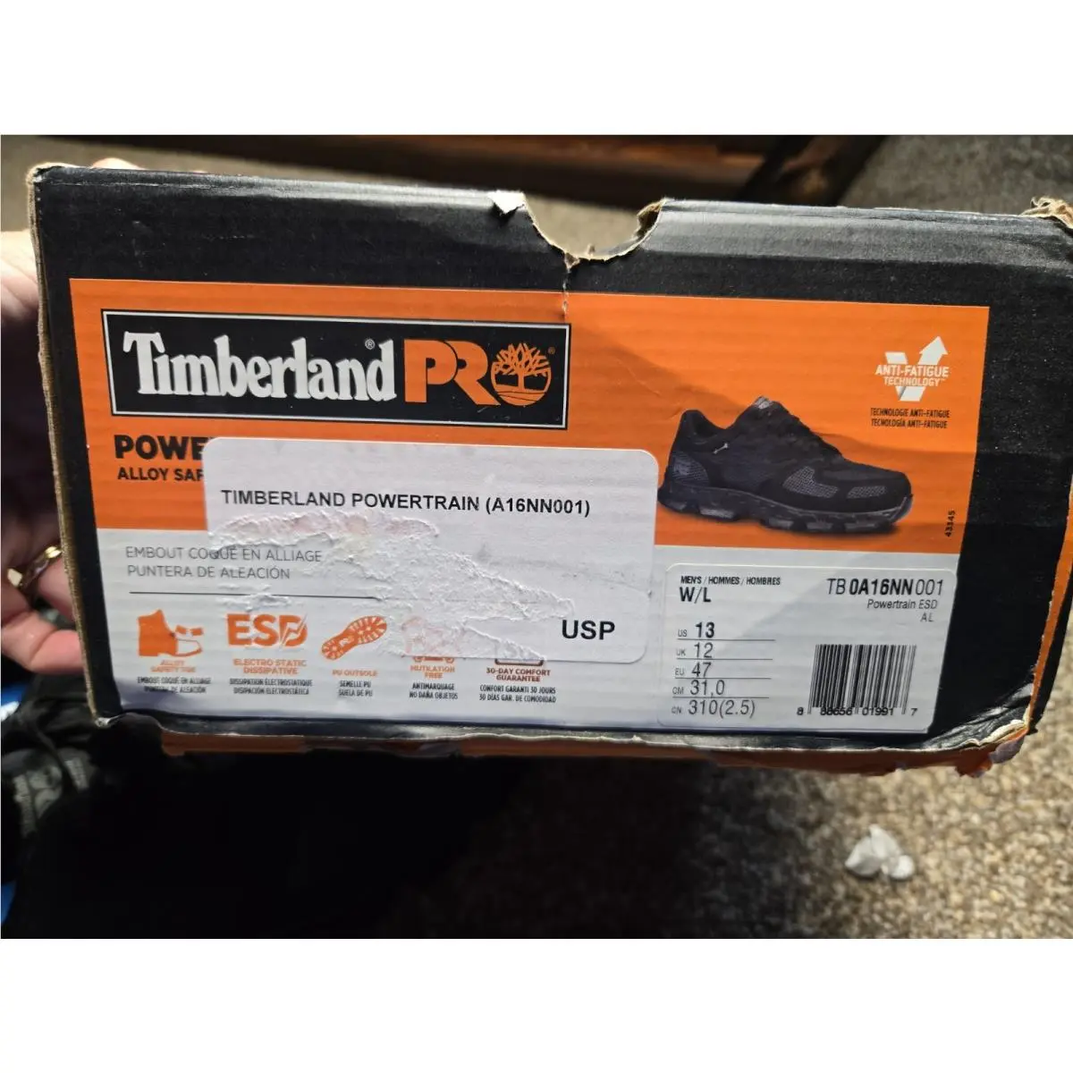 Timberland shoes - Timberland Pro Powertrain - Pro Powertrain - TB0A16NN001 - Black 4