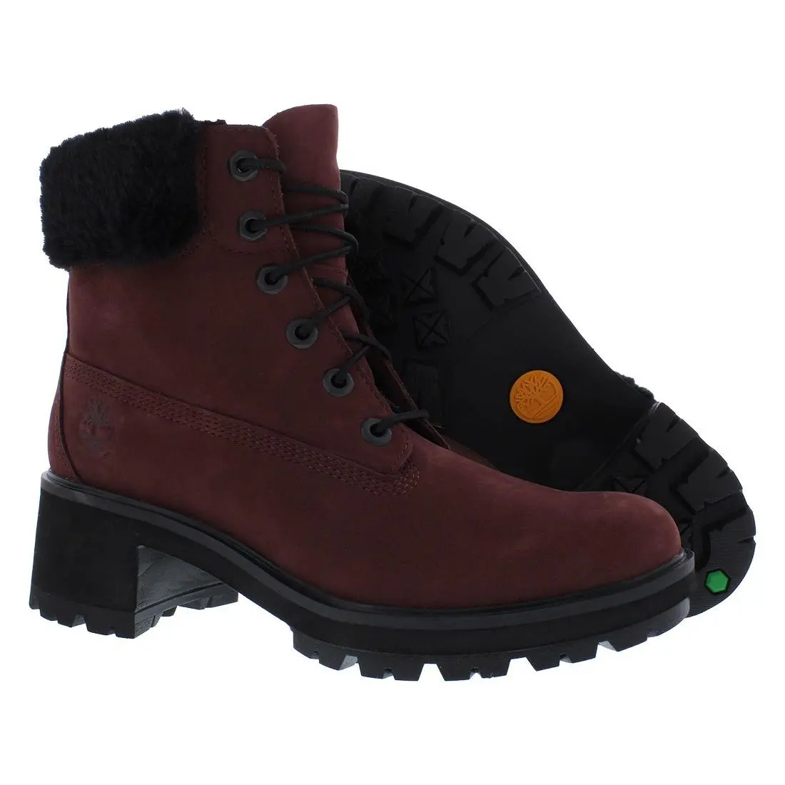 Kinsley 6 Inch Waterproof Boot Womens Shoes Size 6 Color: Burgundy by Timberland