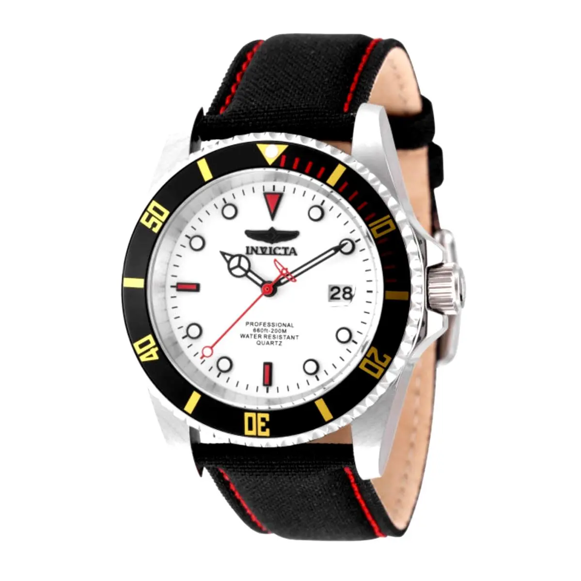 Pro Diver Exovian Men’s Watch 50534 Leather Band 200m WR by Invicta