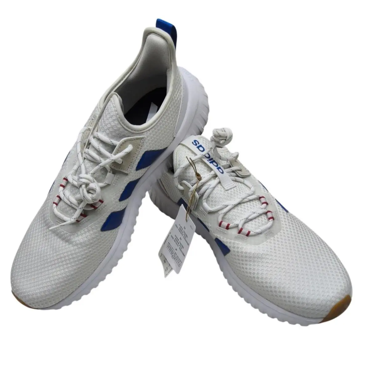 Adidas Kaptir 4.0 Mens Running Shoes White Blue JR8527 Size 10