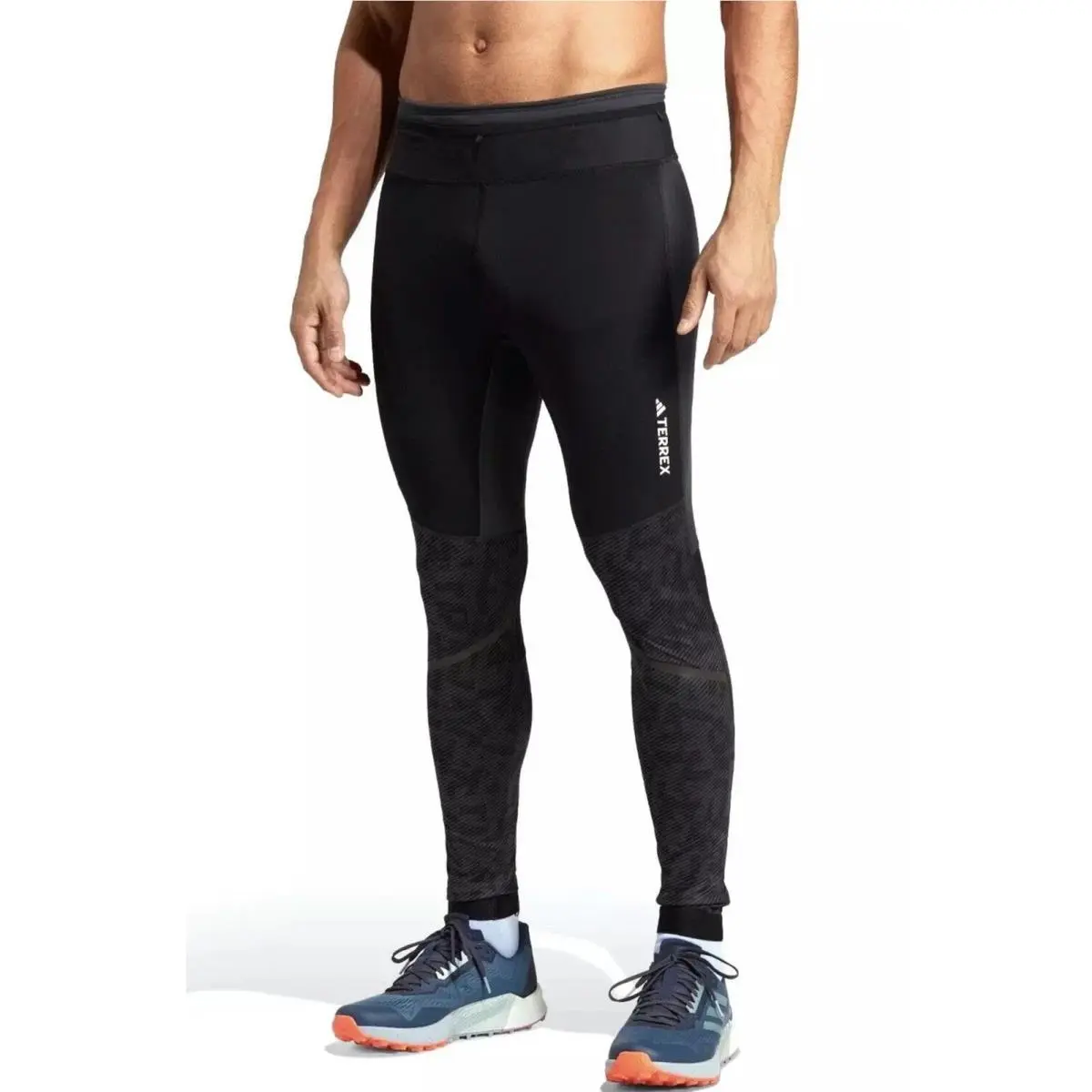 Adidas Terrex Agravic Trail Running Tight Leggings HL1725 Carbon Men`s Small