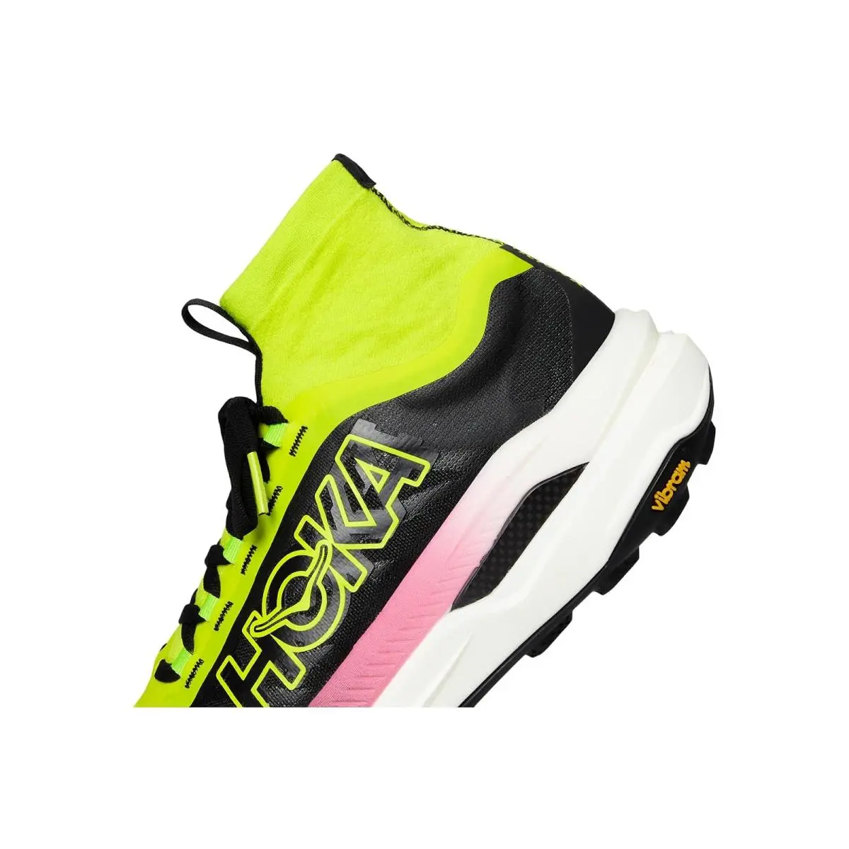 Hoka shoes - Neon Hoka Citrus/Black 11