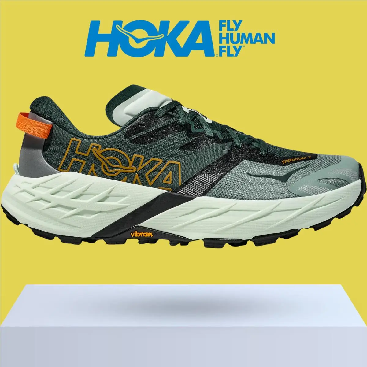 Hoka shoes - Hoka One One Speedgoat 7 - Black/Stellar Grey 29