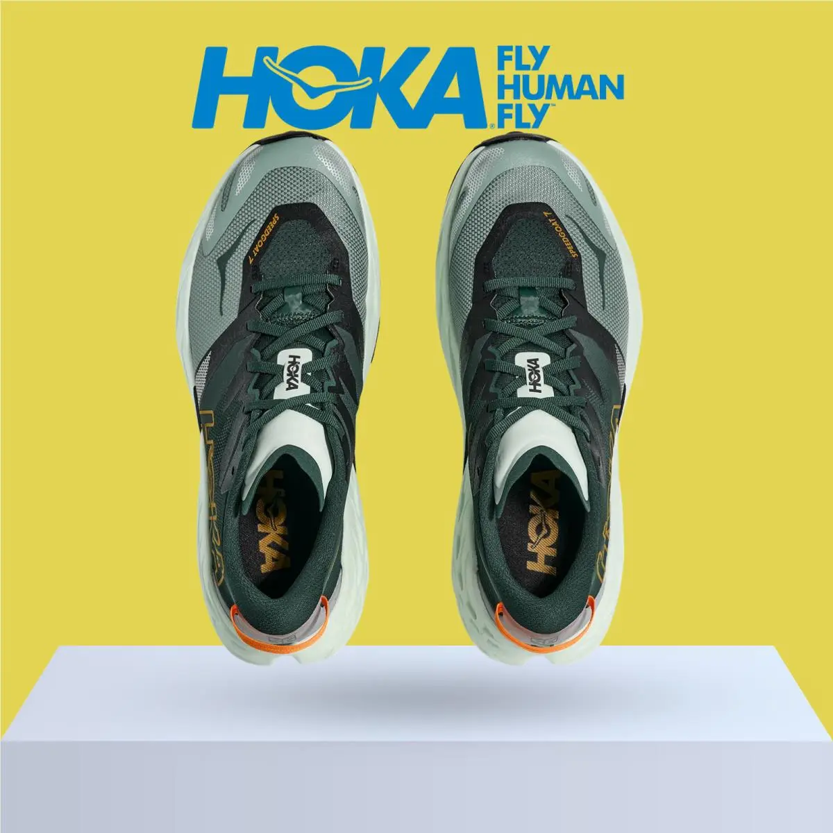 Hoka shoes - Hoka One One Speedgoat 7 - Black/Stellar Grey 32