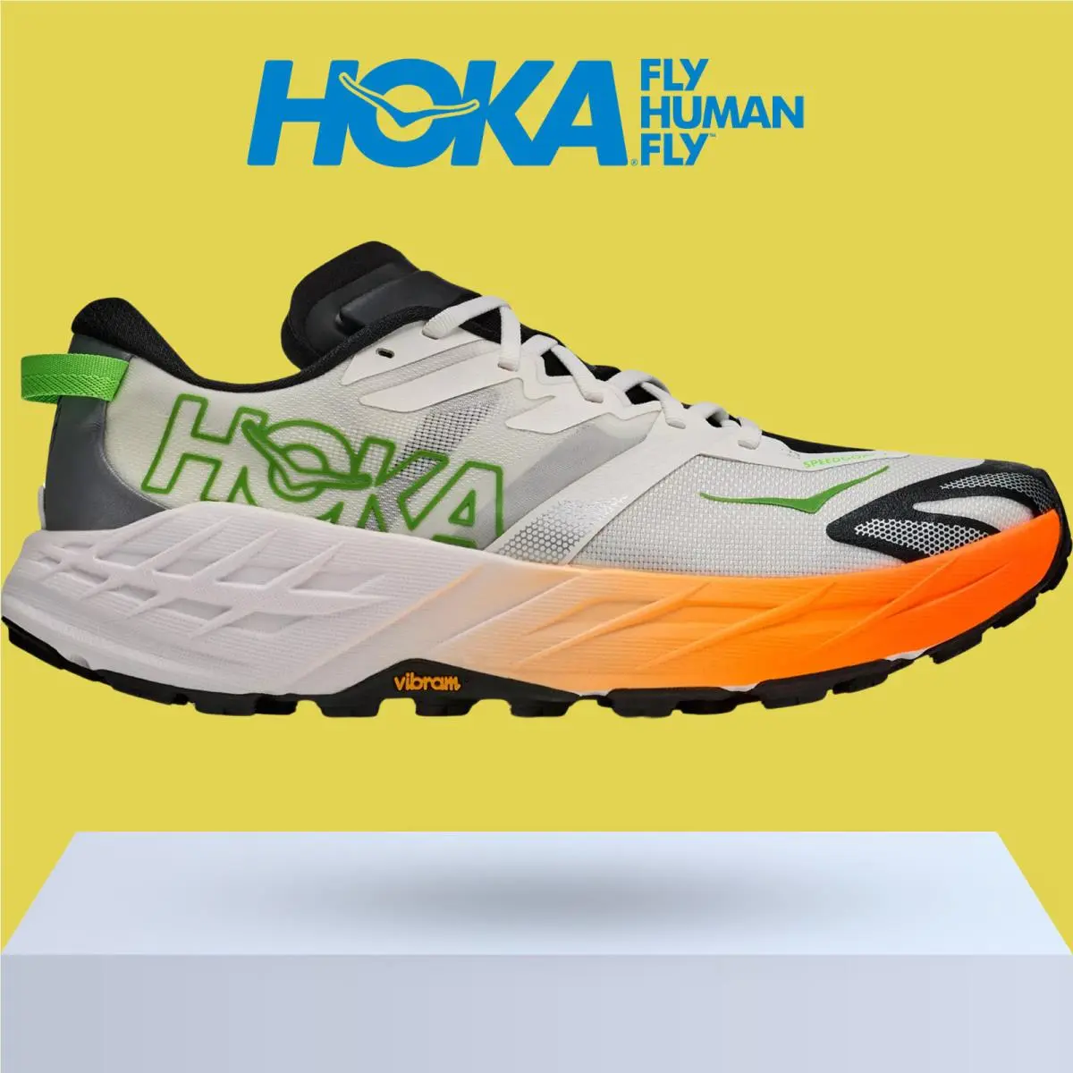 Hoka shoes - Hoka One One Speedgoat 7 - Black/Stellar Grey 34