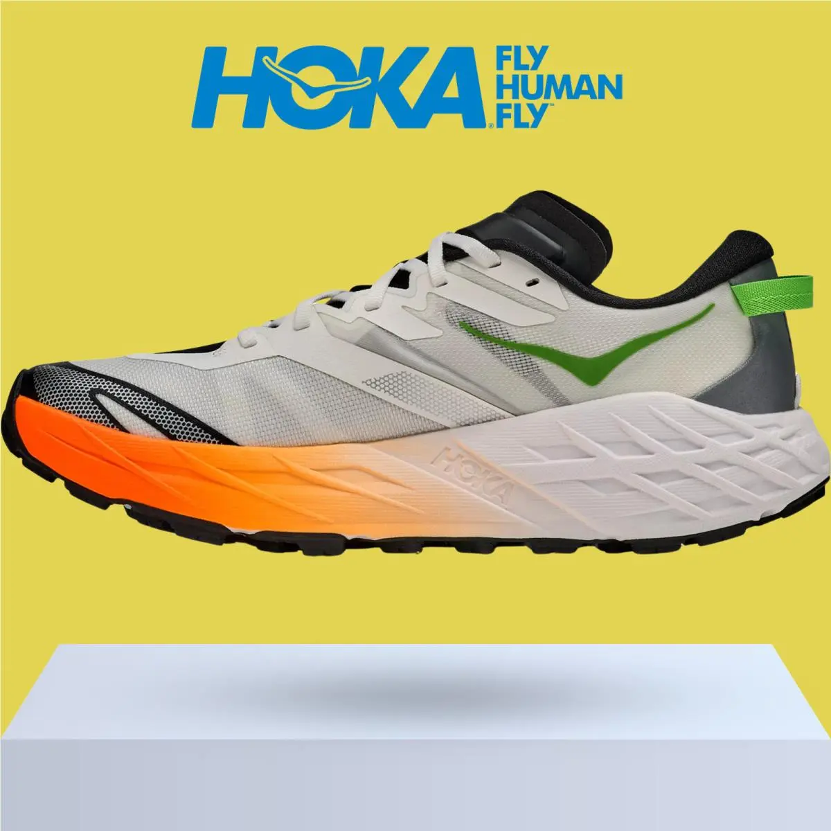 Hoka shoes - Hoka One One Speedgoat 7 - Black/Stellar Grey 35
