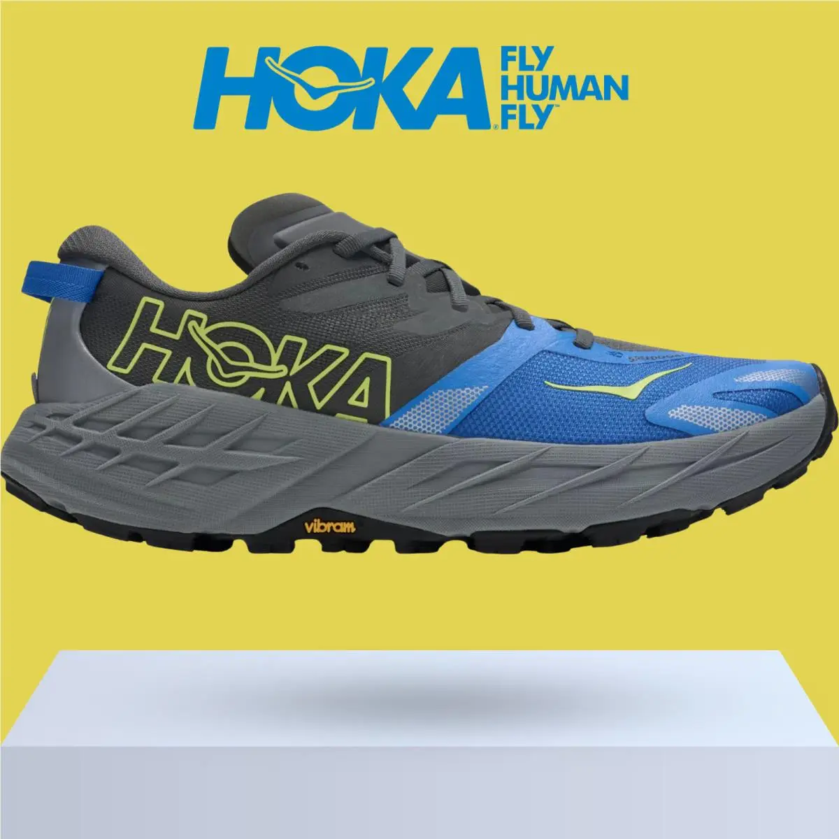 Hoka shoes - Hoka One One Speedgoat 7 - Black/Stellar Grey 19