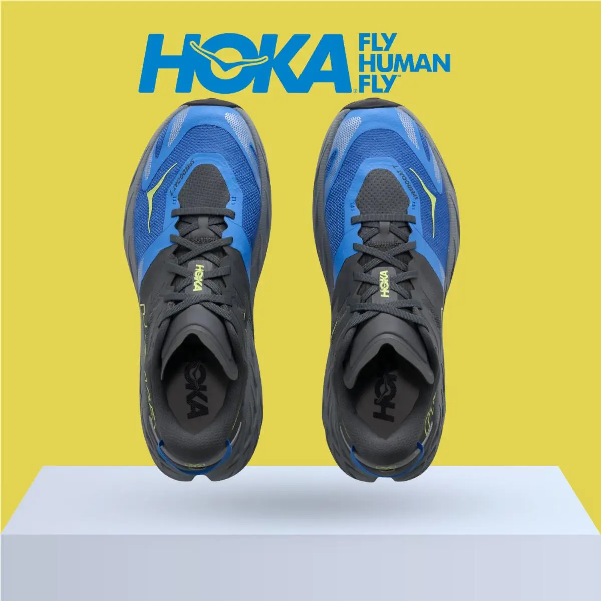 Hoka shoes - Hoka One One Speedgoat 7 - Black/Stellar Grey 22