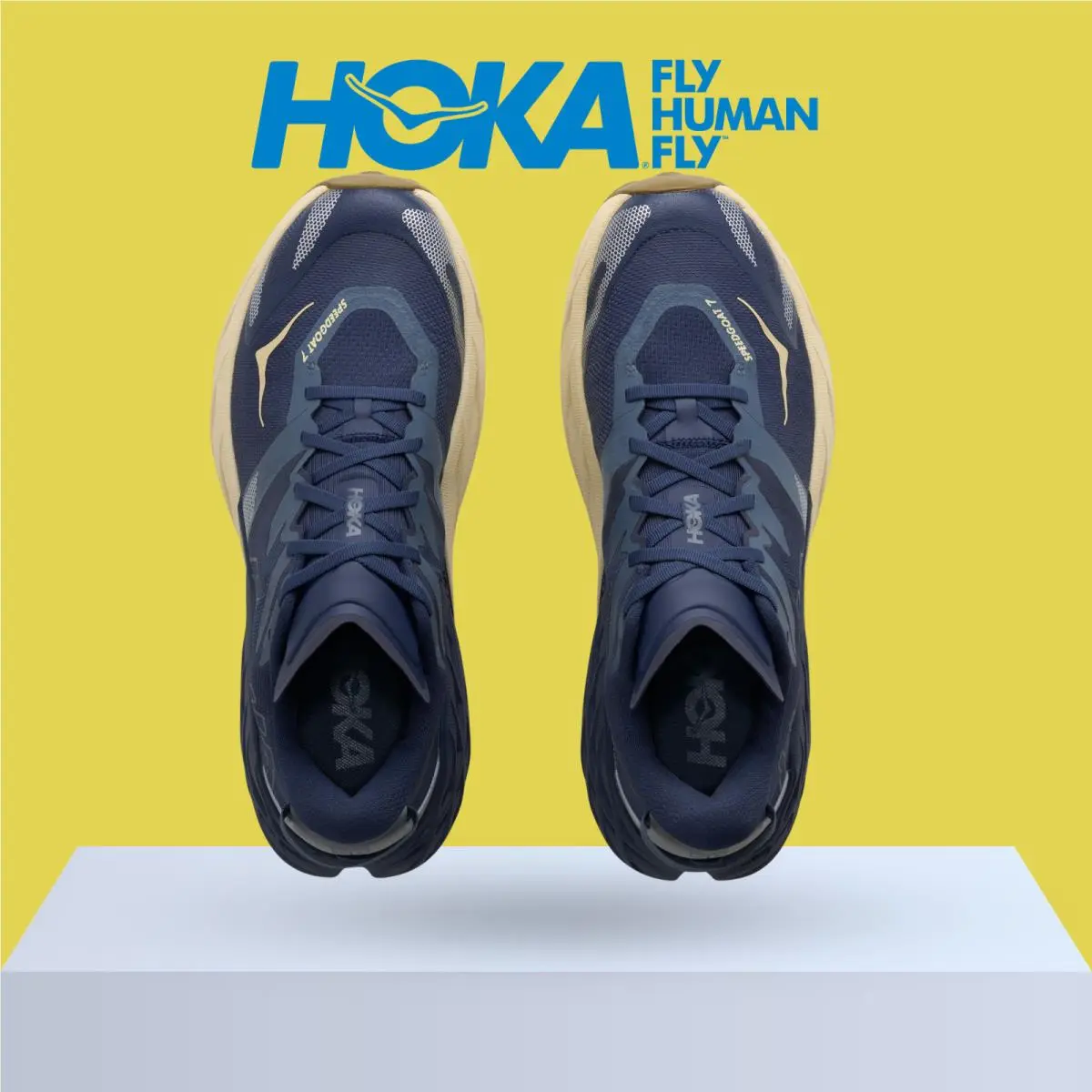 Hoka shoes - Hoka One One Speedgoat 7 - Black/Stellar Grey 27