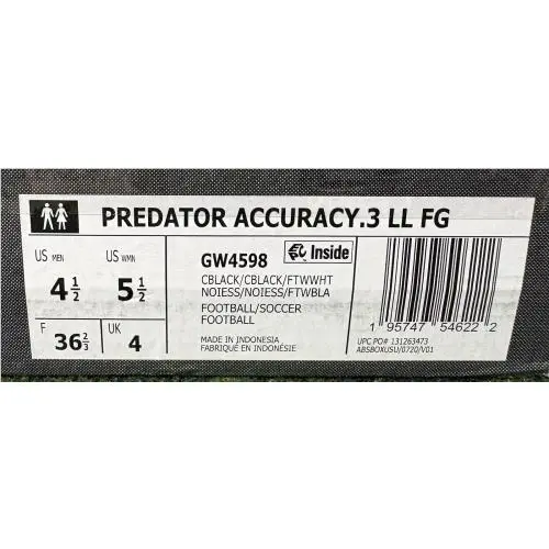 Adidas shoes - adidas Predator Accuracy.3 - Predator - GW4598 - Black 14