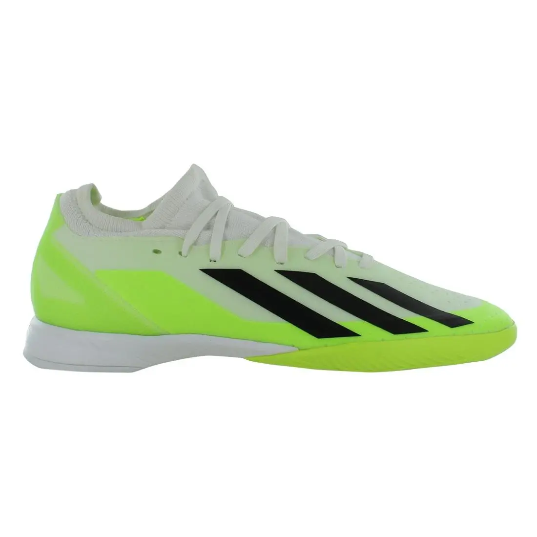 X Crazyfast.3 Unisex Shoes Size 12.5 Color: White/core Black/lucid Lemon by Adidas