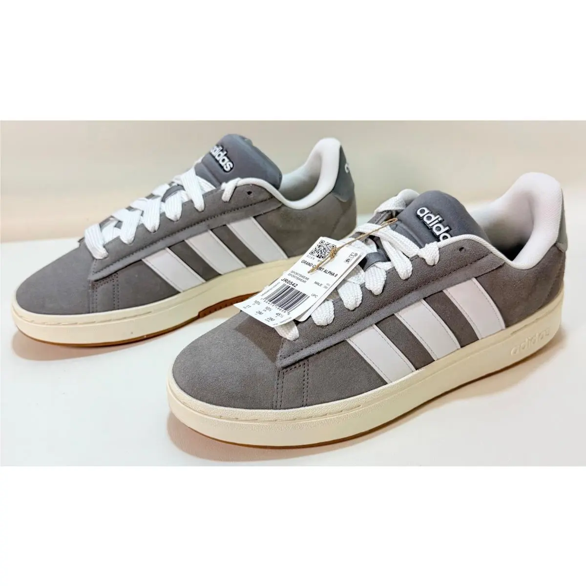 Adidas shoes - adidas Grand Court - Grand Court - Grey / Cloud White / Gum 1