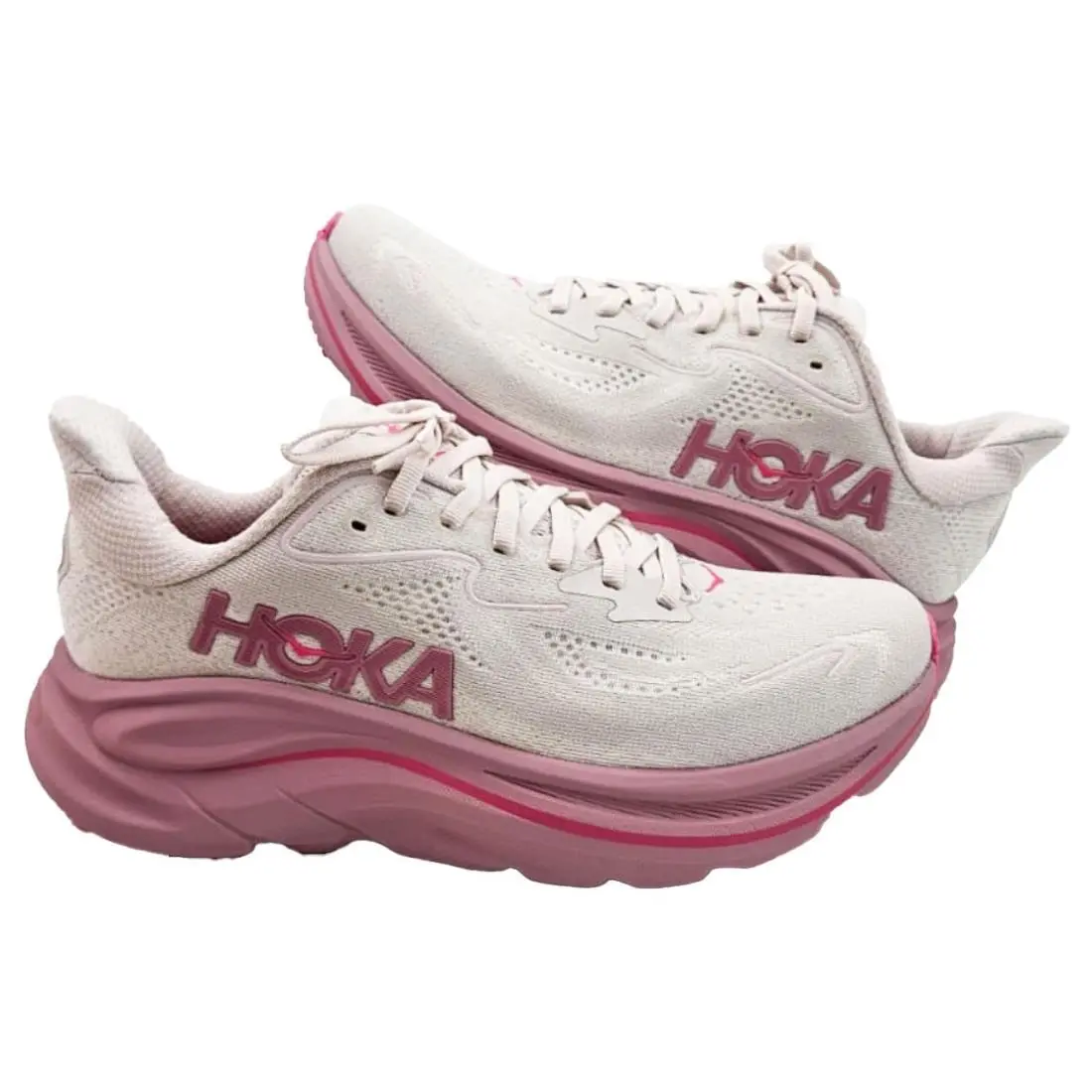Hoka shoes - Rose Cream/Dried Rose (UPC: 198605171239) 1