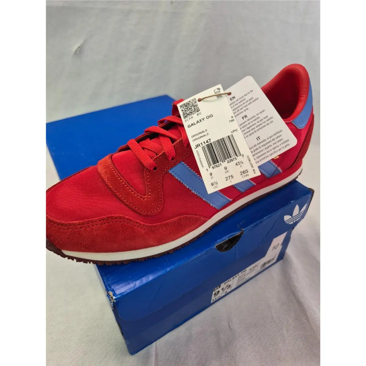 Adidas shoes - Aidas Galaxy Og - Aidas Galaxy - Red (UPC: 197621229757) 5