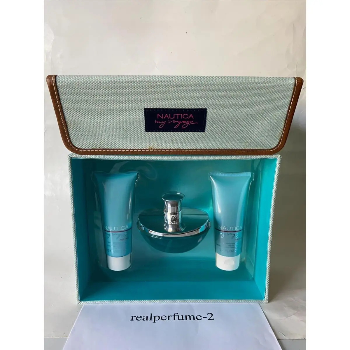 My Voyage Perfume/nautica Set W 3.4oz Edp Spry+ 2.5oz S/g+ 2.5oz B/l Real by Nautica