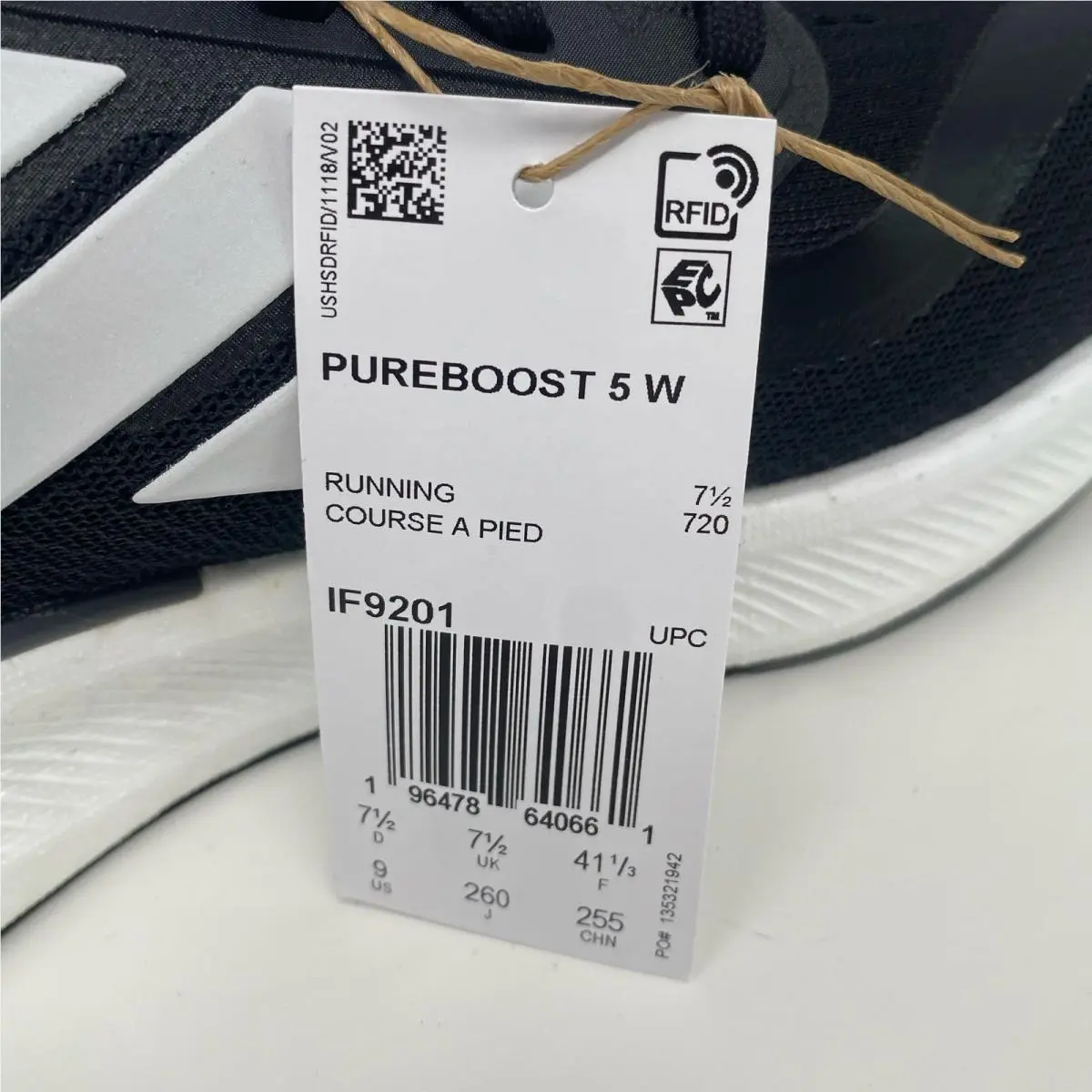 Adidas shoes - Black/White (UPC: 0196478640661) 1